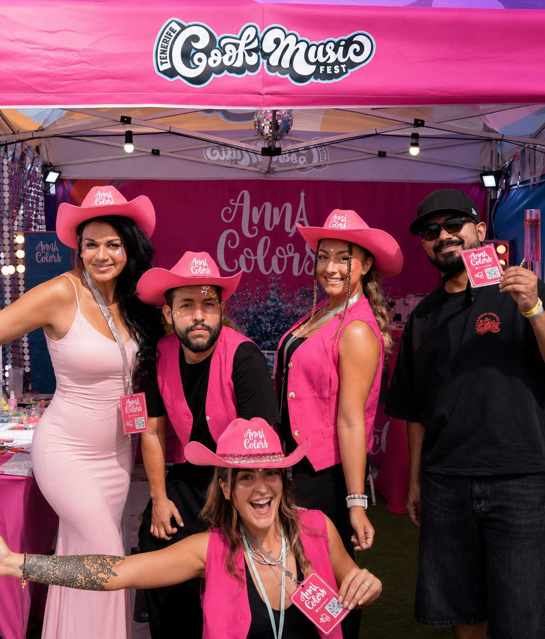 Servicio de maquillaje en stand para festivales y conciertos en España – Anny Colors