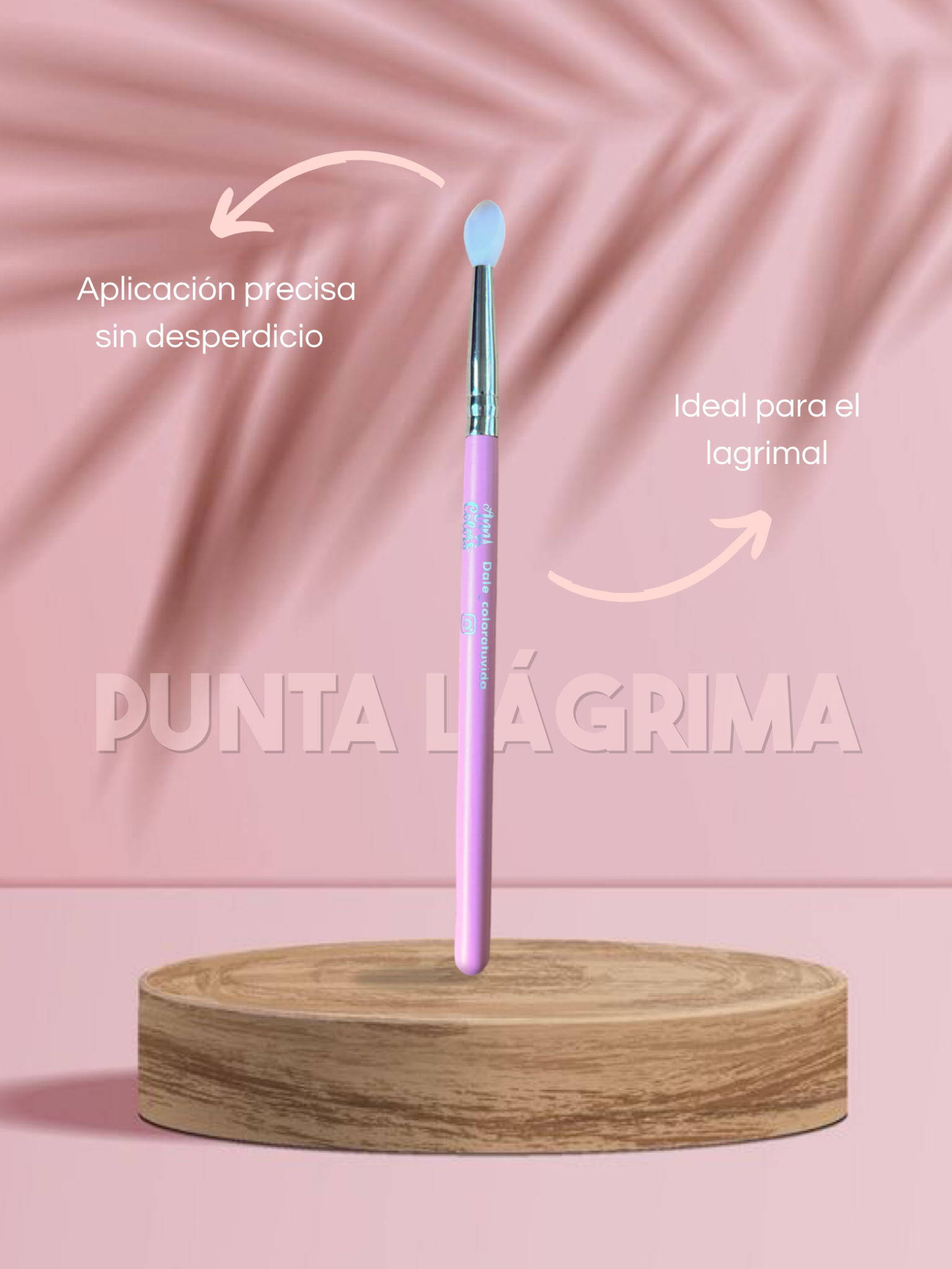 Pincel Punta Lágrima – Precisión en zonas difíciles 👁️✨